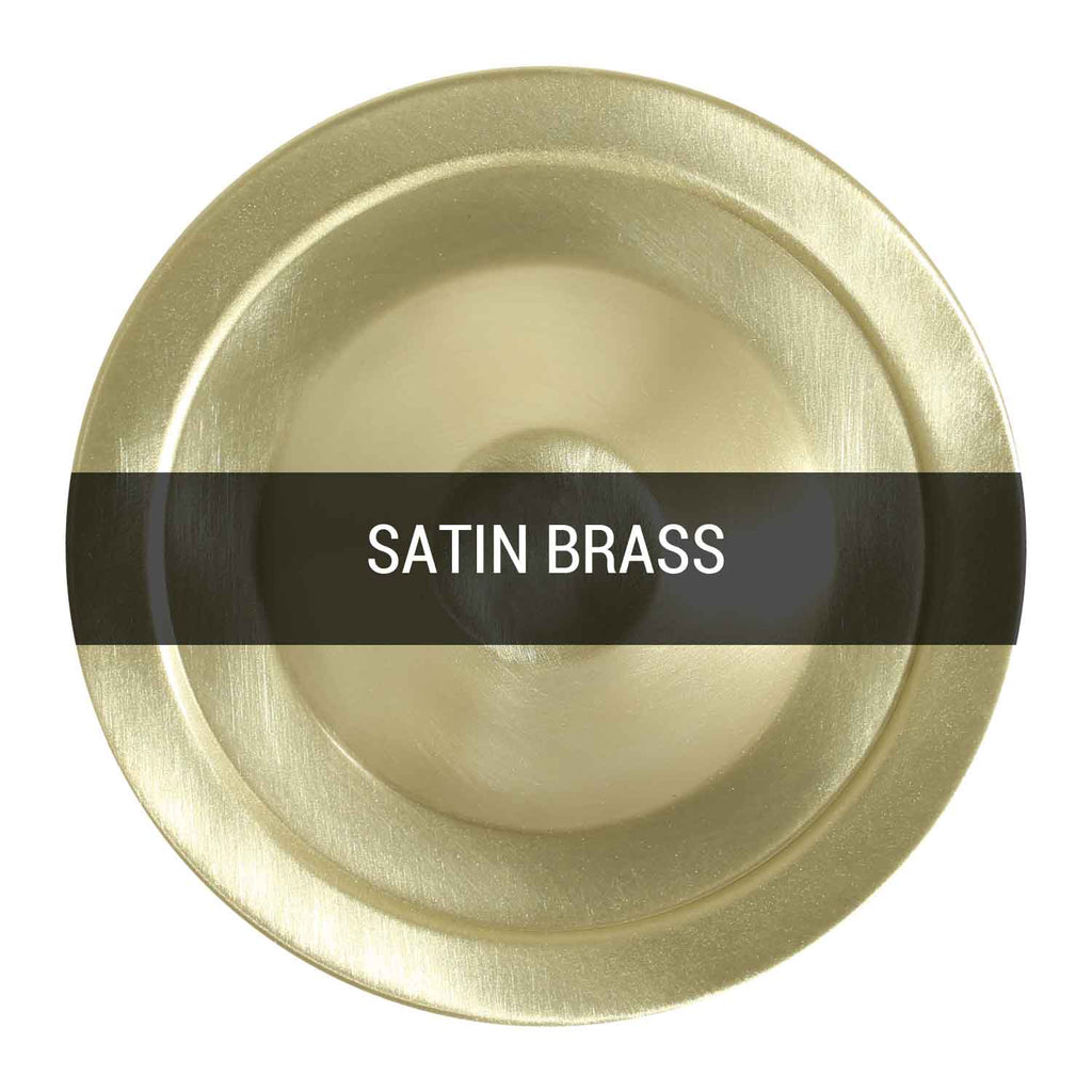 Satin Brass Colour Finish